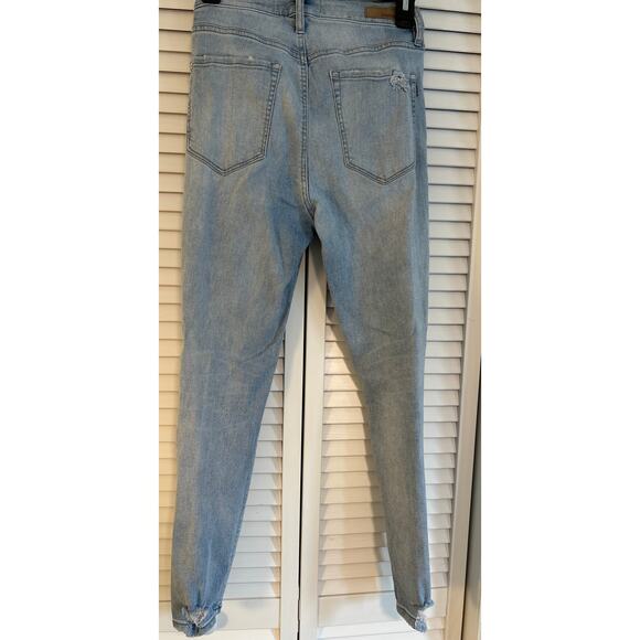 Garage Premium High-Waisted Ripped Skinny Jeans - Size 5 - Picture 3 of 3